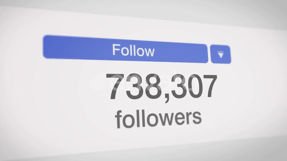 Followers Counter Bar Videohive 22647079 Motion Graphics Image 5