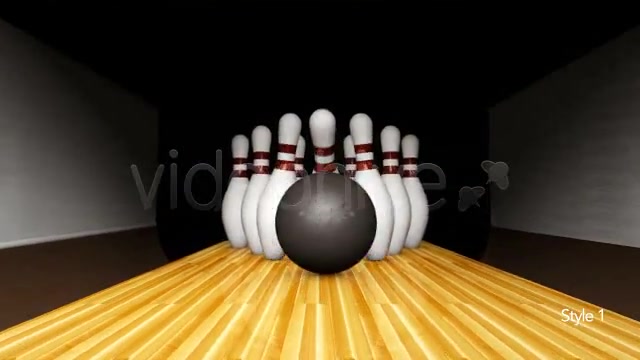 Following Bowling Ball Down the Lane For a Strike Videohive 5336784 Motion Graphics Image 3