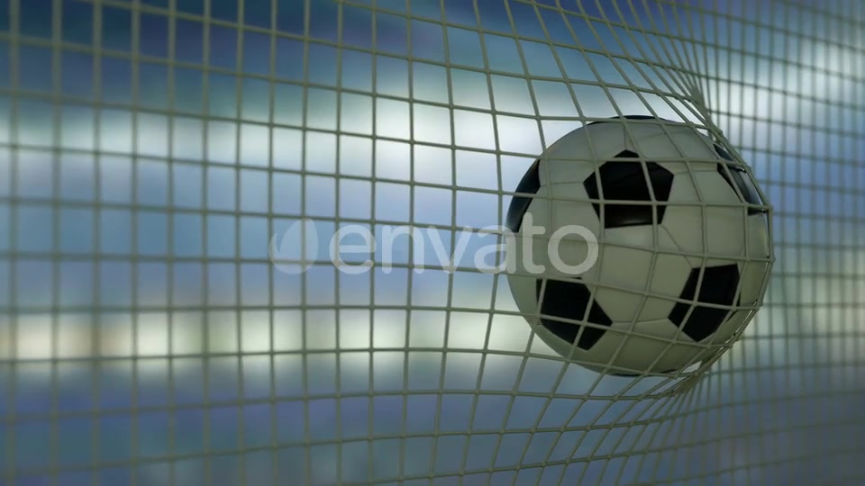 Football Flying to Goal Night Videohive 22573040 Motion Graphics Image 4