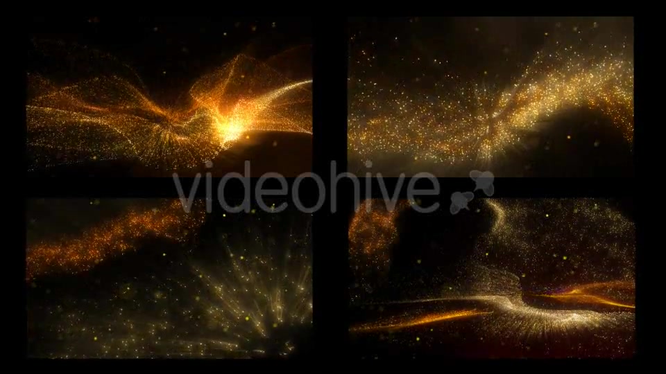 Four Abstract Particles Looped Background Videohive 18311467 Motion Graphics Image 11