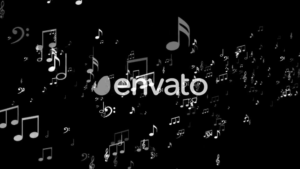 Four Musical Note Background, (4 Videos) Videohive 22099870 Motion Graphics Image 11