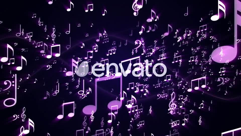 Four Musical Note Background, (4 Videos) Videohive 22099870 Motion Graphics Image 2