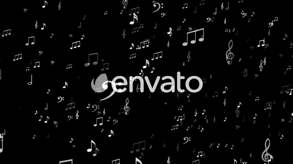 Four Musical Note Background, (4 Videos) Videohive 22099870 Motion Graphics Image 6