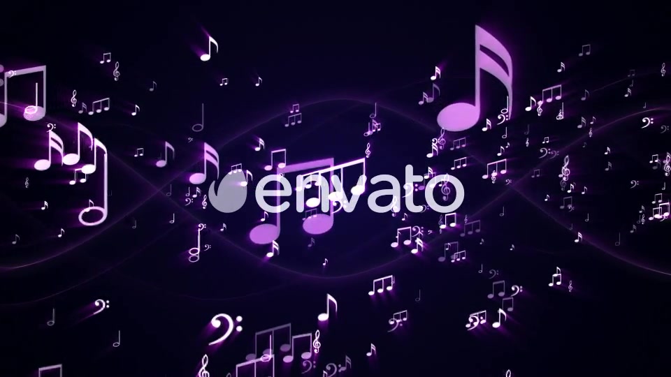 Four Musical Note Background, (4 Videos) Videohive 22099870 Motion Graphics Image 8