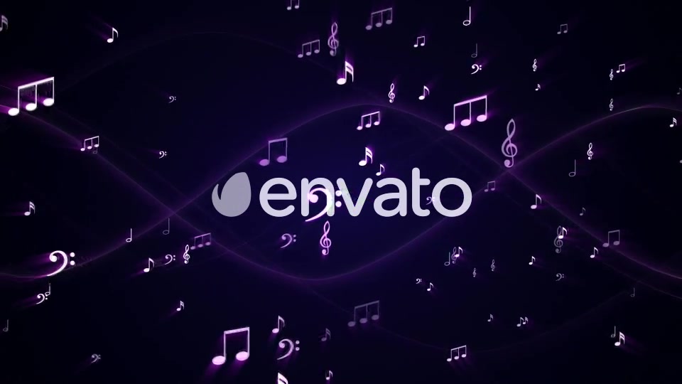 Four Musical Note Background, (4 Videos) Videohive 22099870 Motion Graphics Image 9