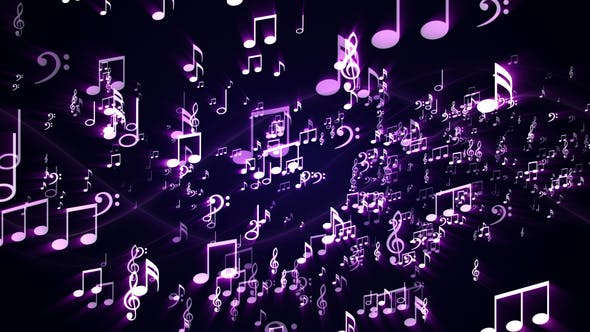 Four Musical Note Background, (4 Videos) - 22099870 Download Videohive