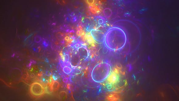 Fractal Particles Background - Videohive 22376463 Download