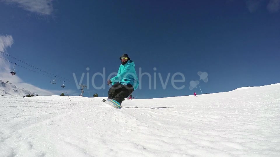Friends Snowboarding  Videohive 11110440 Stock Footage Image 5
