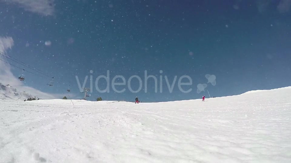 Friends Snowboarding  Videohive 11110440 Stock Footage Image 6