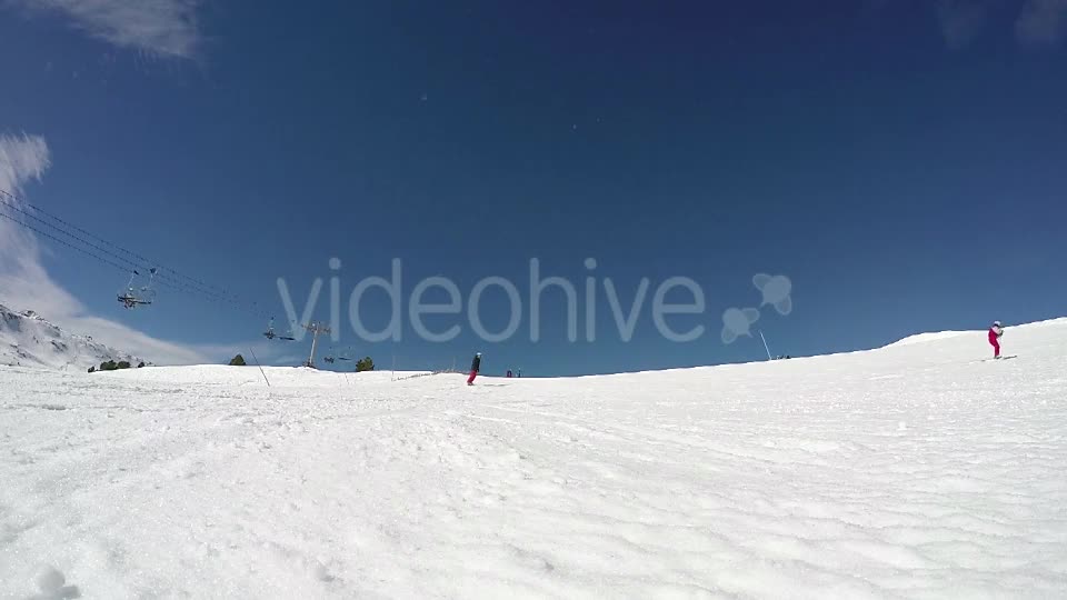 Friends Snowboarding  Videohive 11110440 Stock Footage Image 8