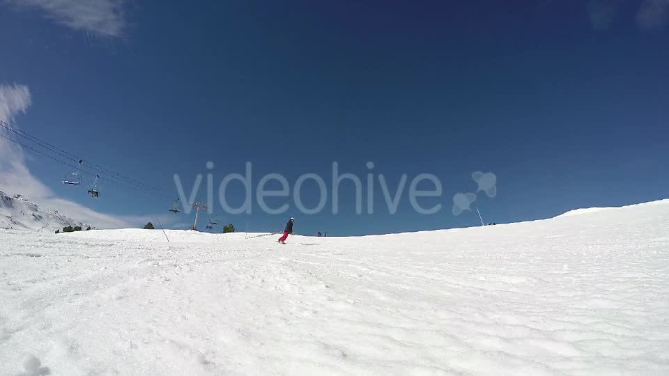 Friends Snowboarding  Videohive 11110440 Stock Footage Image 9