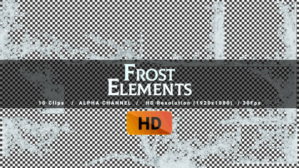 Frost Frame 10 clips HD - Videohive Download 25270552