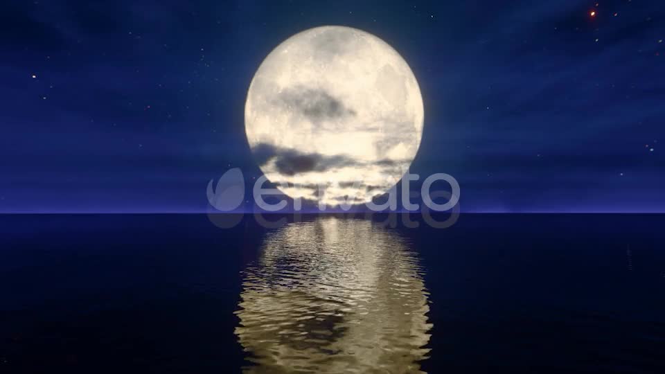 Full Moon on Horizon Videohive 23267511 Motion Graphics Image 1