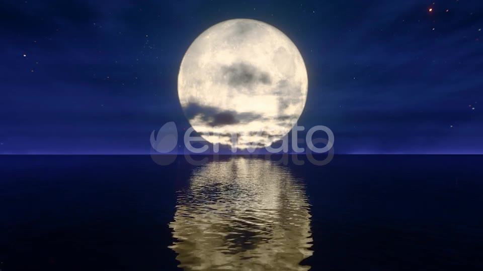 Full Moon on Horizon Videohive 23267511 Motion Graphics Image 2