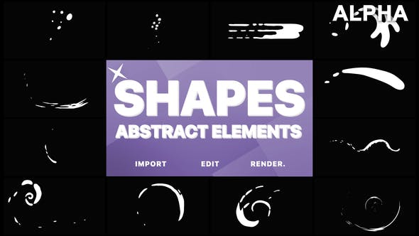Funny Abstract Shapes | Motion Graphics Pack - 22402146 Download Videohive