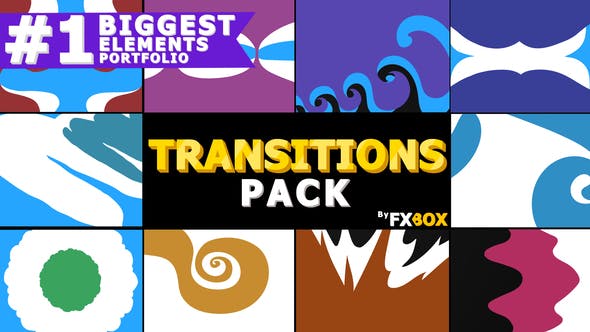 Funny Cartoon Transitions | Motion Graphics Pack - Download 21288522 Videohive