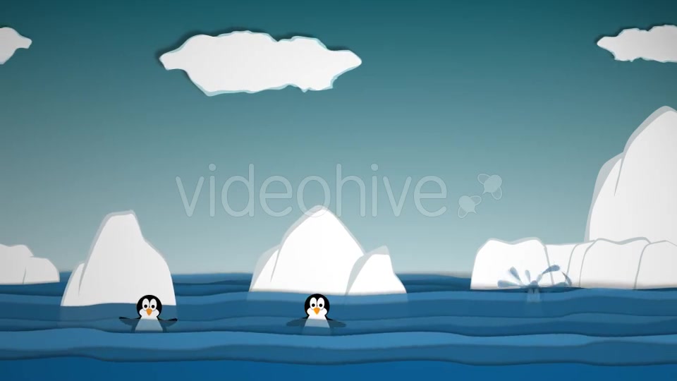 Funny Ice Cartoon Background Videohive 15885443 Motion Graphics Image 3