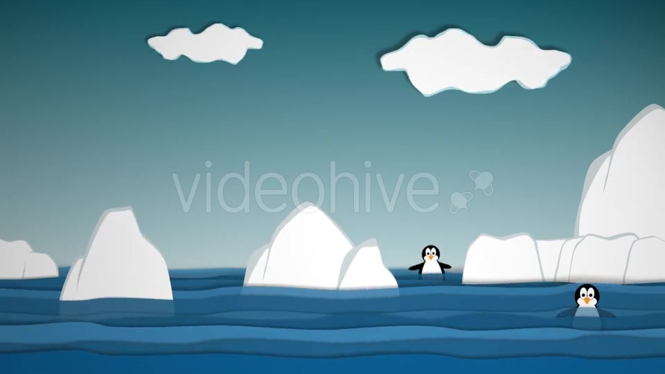 Funny Ice Cartoon Background Videohive 15885443 Motion Graphics Image 7