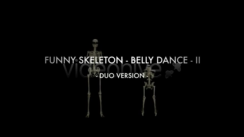 Funny Skeleton Belly Dance Pack of 2 Videohive 5603595 Motion Graphics Image 7