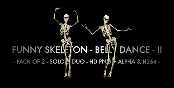 Funny Skeleton Belly Dance Pack of 2 - Download Videohive 5603595