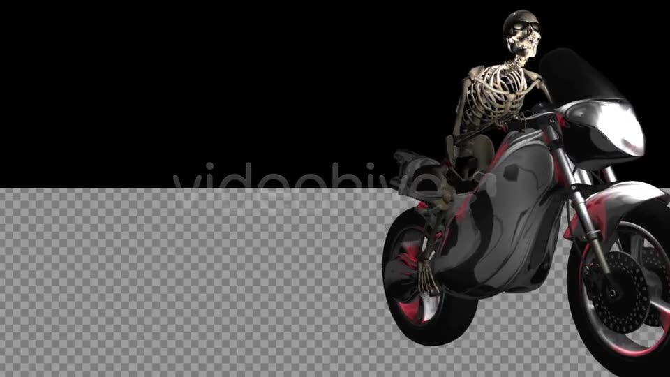 Funny Skeleton Crazy Biker Pack of 7 Videohive 5620228 Motion Graphics Image 2