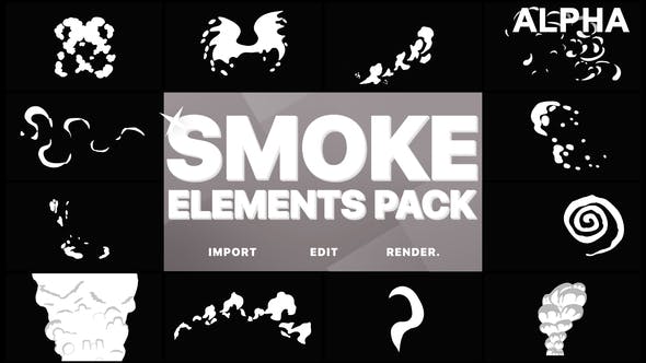 Funny Smoke Elements | Motion Graphics Pack - Download 22379806 Videohive