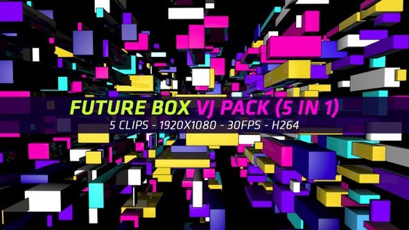 Future Box Vj Pack (5 In 1) - 22549482 Download Videohive