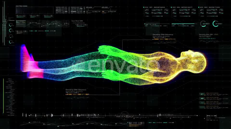 Futuristic Biomedical Diagnostic HUD Videohive 24343920 Motion Graphics Image 10