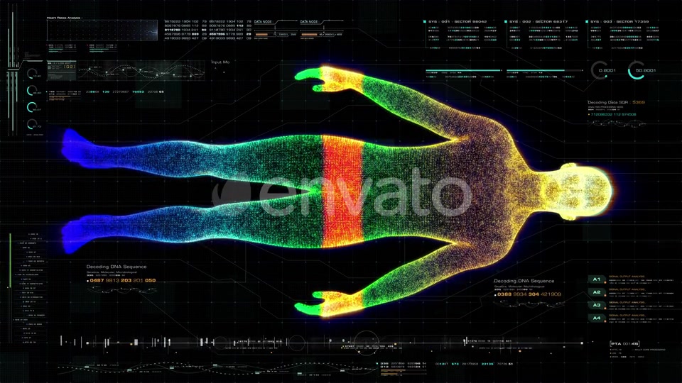 Futuristic Biomedical Diagnostic HUD Videohive 24343920 Motion Graphics Image 3