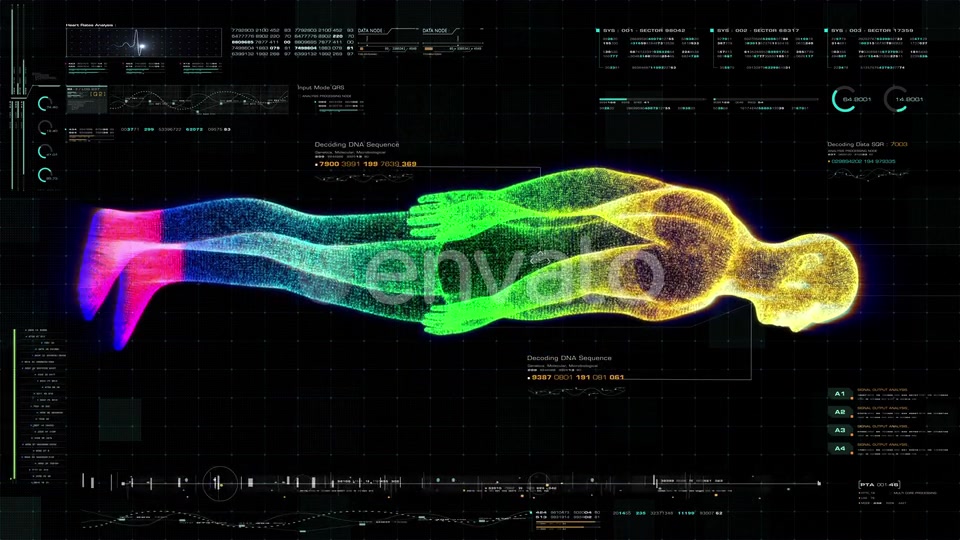 Futuristic Biomedical Diagnostic HUD Videohive 24343920 Motion Graphics Image 5