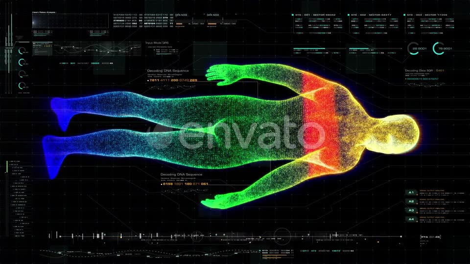 Futuristic Biomedical Diagnostic HUD Videohive 24343920 Motion Graphics Image 7