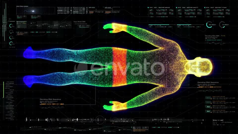 Futuristic Biomedical Diagnostic HUD Videohive 24343920 Motion Graphics Image 8