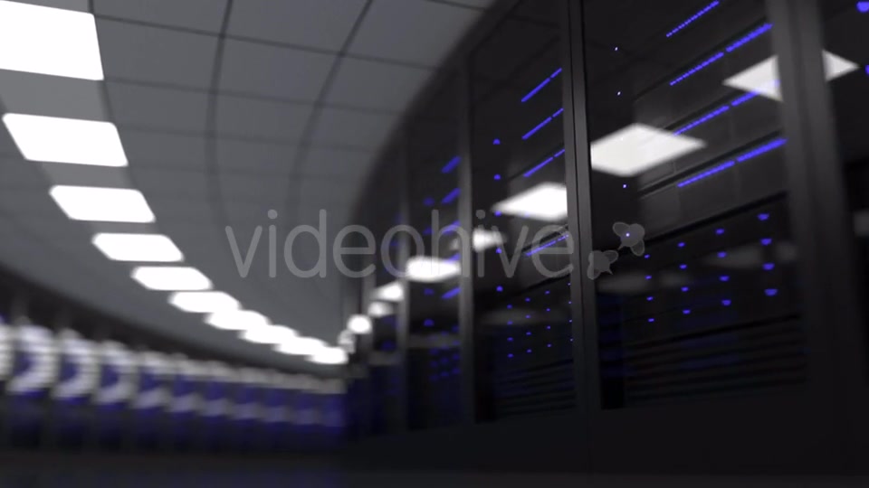 Futuristic Data Center Server Room Videohive 20374040 Motion Graphics Image 5