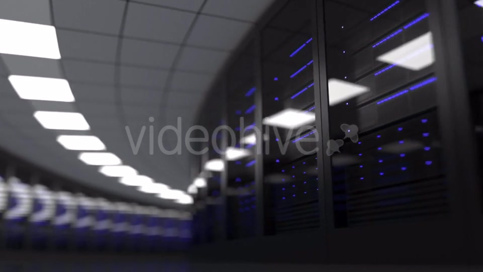 Futuristic Data Center Server Room Videohive 20374040 Motion Graphics Image 7