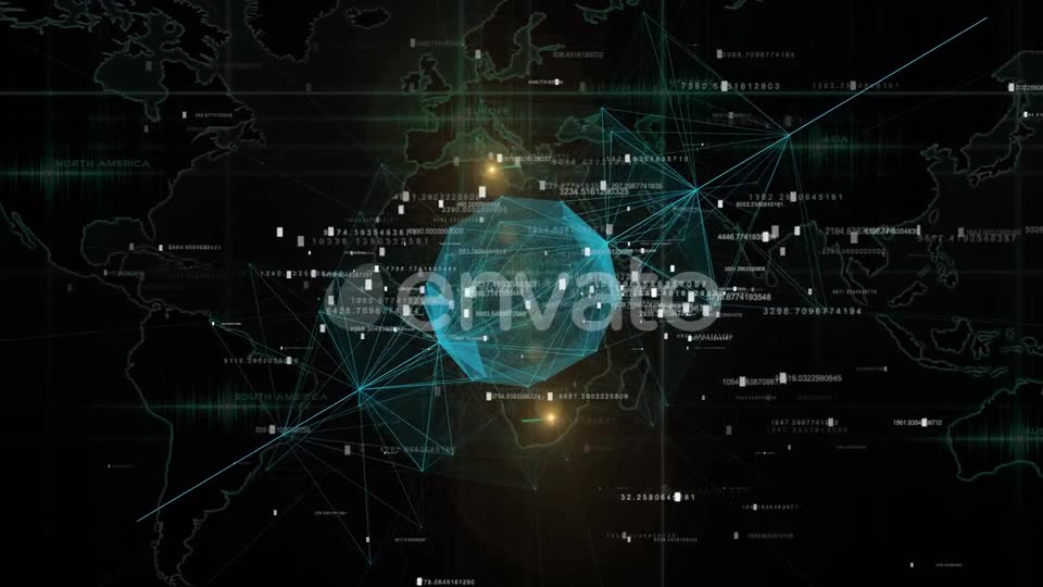 Futuristic Global Network Videohive 23434119 Motion Graphics Image 1