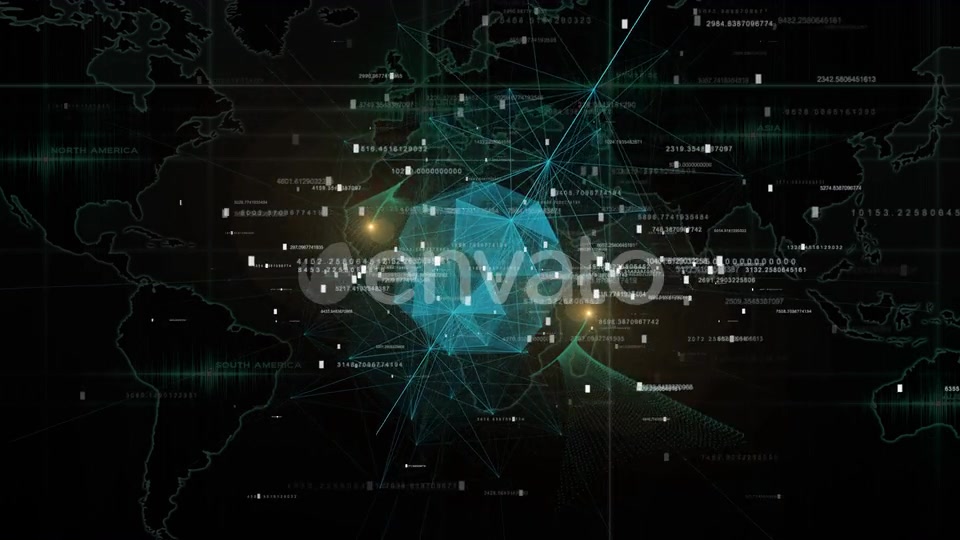 Futuristic Global Network Videohive 23434119 Motion Graphics Image 3