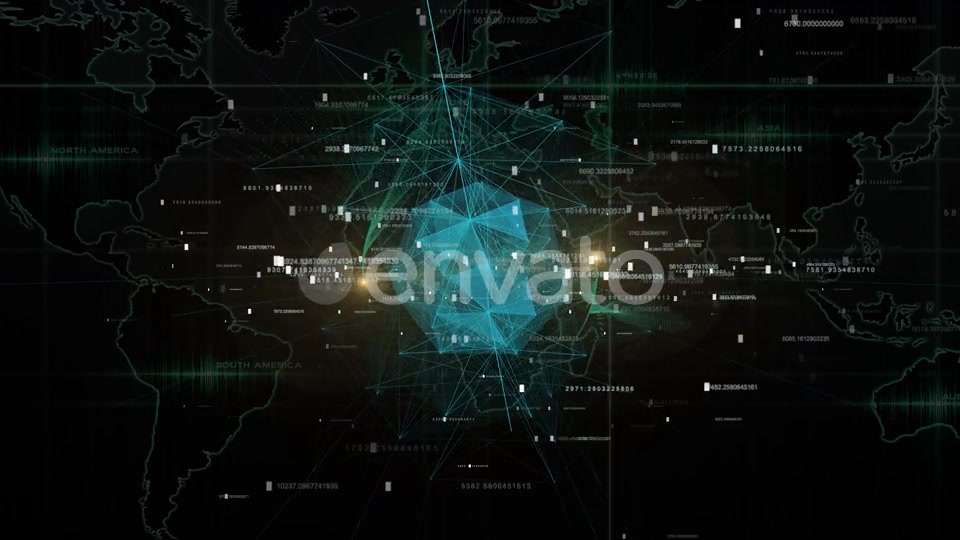 Futuristic Global Network Videohive 23434119 Motion Graphics Image 4