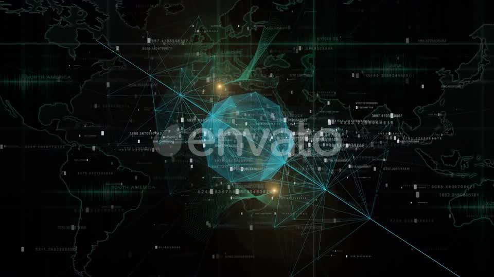 Futuristic Global Network Videohive 23434119 Motion Graphics Image 8