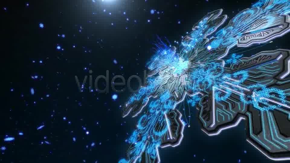 Futuristic Holiday Snowflake Loop Videohive 6384518 Motion Graphics Image 10