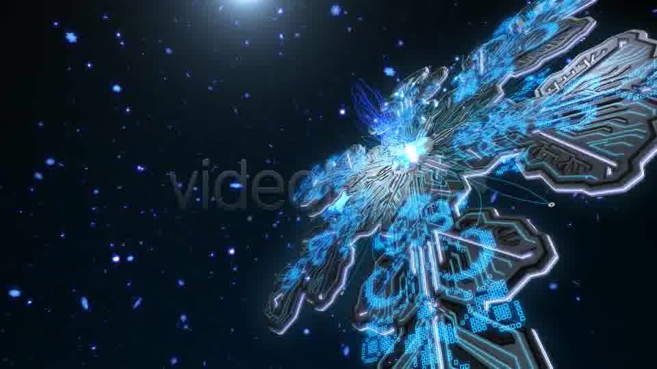 Futuristic Holiday Snowflake Loop Videohive 6384518 Motion Graphics Image 11