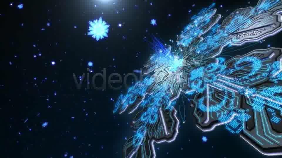Futuristic Holiday Snowflake Loop Videohive 6384518 Motion Graphics Image 12