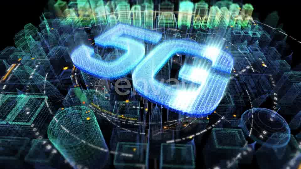 Futuristic Holographic 5G Digital Wireless City Videohive 24201412 Motion Graphics Image 10