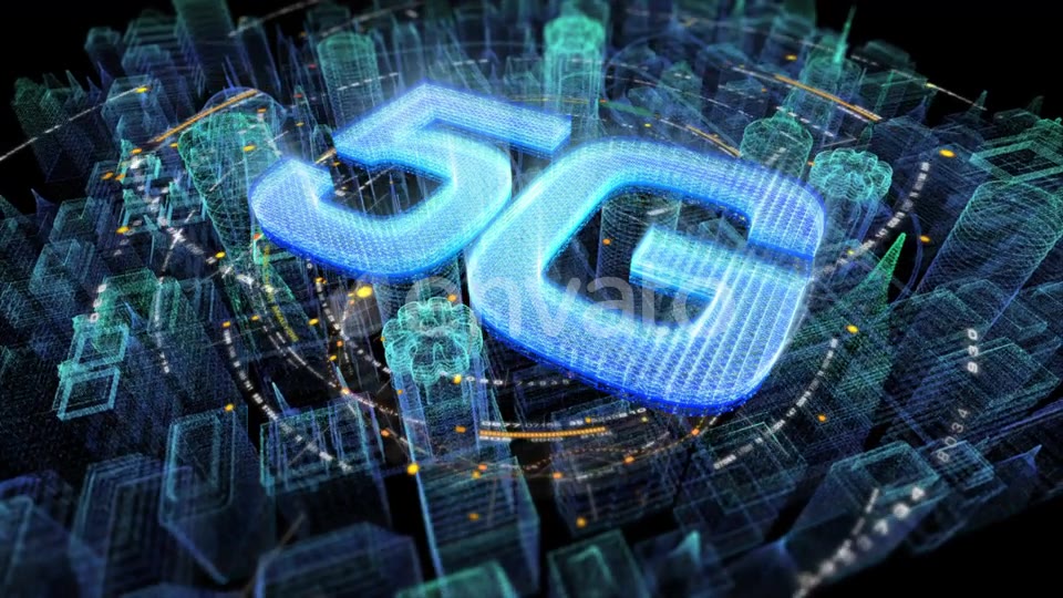 Futuristic Holographic 5G Digital Wireless City Videohive 24201412 Motion Graphics Image 3