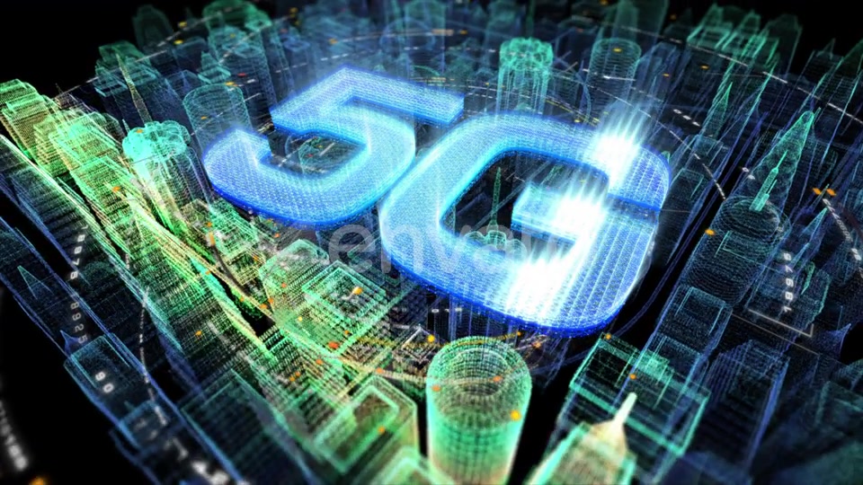 Futuristic Holographic 5G Digital Wireless City Videohive 24201412 Motion Graphics Image 5