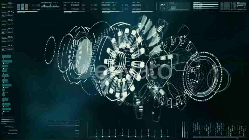 Futuristic Holographic HUD Machine Videohive 21798277 Motion Graphics Image 10