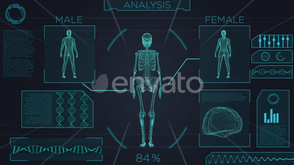 Futuristic Medical Screen Scan Videohive 23990555 Motion Graphics Image 10