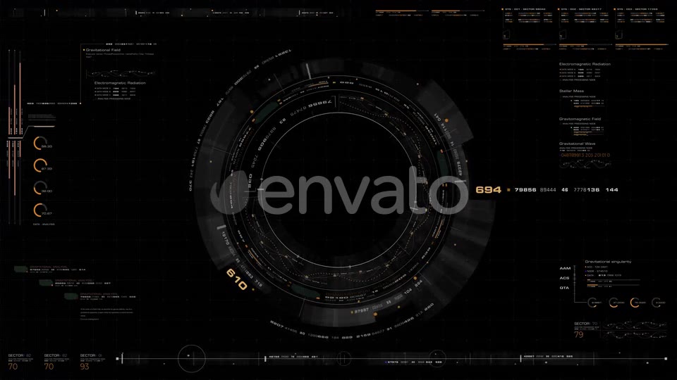 Futuristic Motion Graphic User Interface Head Up Display Screen Videohive 23699801 Motion Graphics Image 2