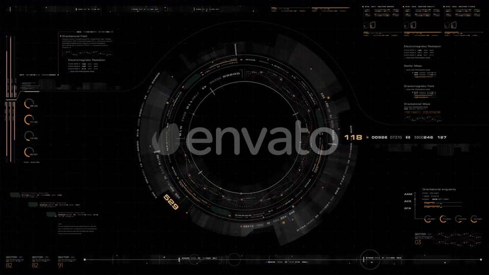 Futuristic Motion Graphic User Interface Head Up Display Screen Videohive 23699801 Motion Graphics Image 4