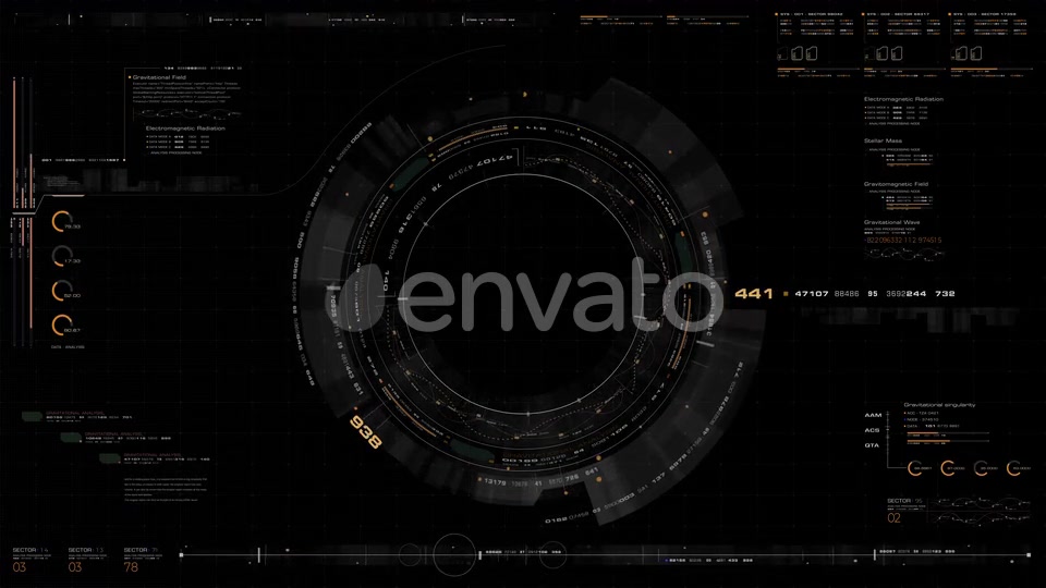 Futuristic Motion Graphic User Interface Head Up Display Screen Videohive 23699801 Motion Graphics Image 5