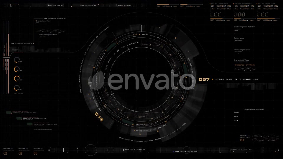 Futuristic Motion Graphic User Interface Head Up Display Screen Videohive 23699801 Motion Graphics Image 6